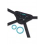 B-VIBE EVERY BODY STRAP-ON HARNESS SET WITH 6 INCH SILICONE DILDO PEG