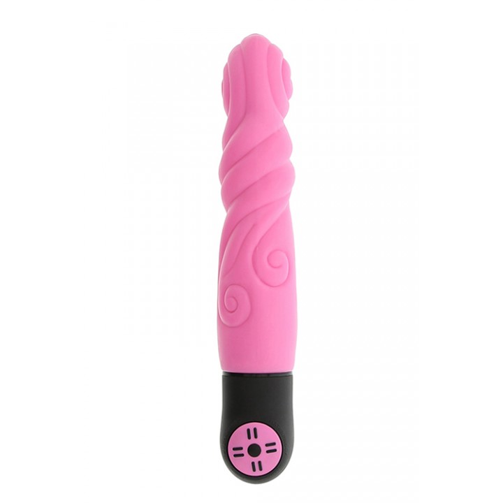 Klasiskais vibrators rozā 17.8cm pure vibe