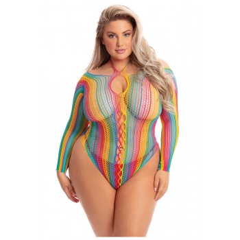 MORE COLOR LONG SLEEVE BODY PLUS SIZE