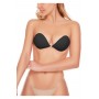 FIT CLOTH ADHESIVE SILICONE BRA BLACK CUP B