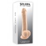 SELOPA 7 INCH 17 CM NATURAL FEEL FLEXSKIN DILDO LIGHT - Selopa