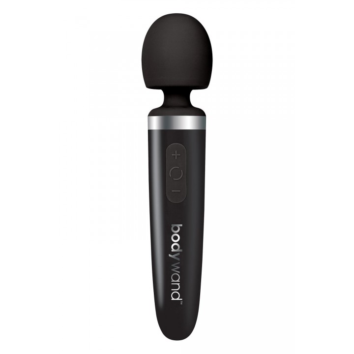 Vibrators Bodywand - Aqua Mini Rechargeable Wand Massager Black