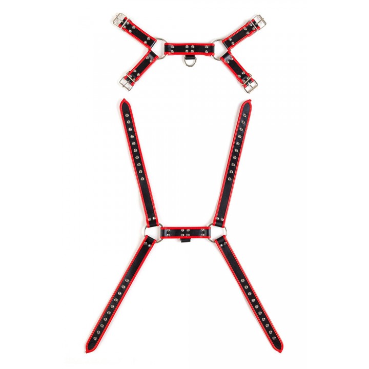 VIRGITE MAN BONDAGE BODY HARNESS MOD. 1 BLACK