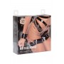 KINKY DIVA WRIST & THIGH CUFFS BLACK