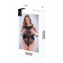 BACI JACQUARD BODYSUIT BLACK, QUEEN