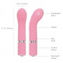 Pillow talk - racy g-spot vibrator pink