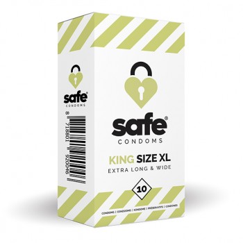 SAFE - Condoms King Size XL 10 pcs