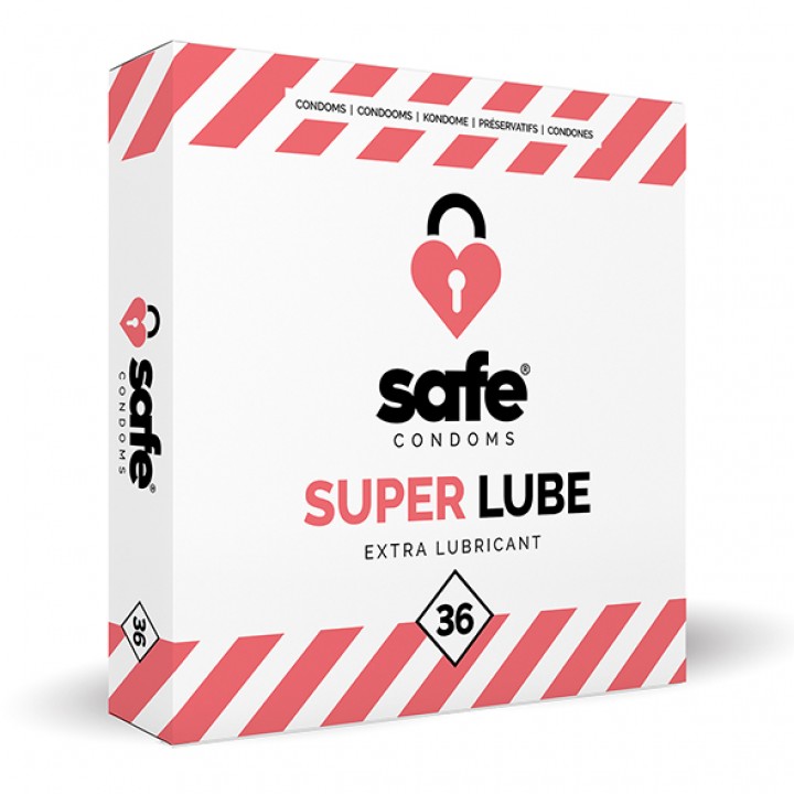 Prezervatyvai Super Lube Safe, 36 vnt.