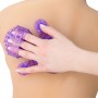 PowerBullet - Roller Balls Massage Glove Purple