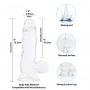 Crystal Addiction - Transparent Dildo - 15 cm