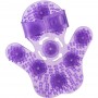 PowerBullet - Roller Balls Massage Glove Purple