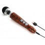 Vibratorius Doxy Die Cast 3R Oplaadbare Wand Massager Tiger, juodas/oranžinis