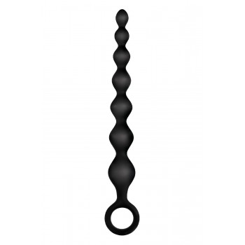 Anālās lodītes NMC Silicone, melnas Anālās lodītes NMC Silicone, melnas