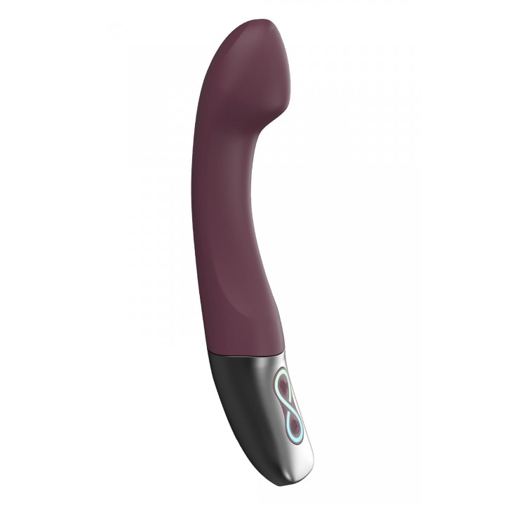 NMC SILICONE RECHARGEABLE VIBRATOR RUBINE RED