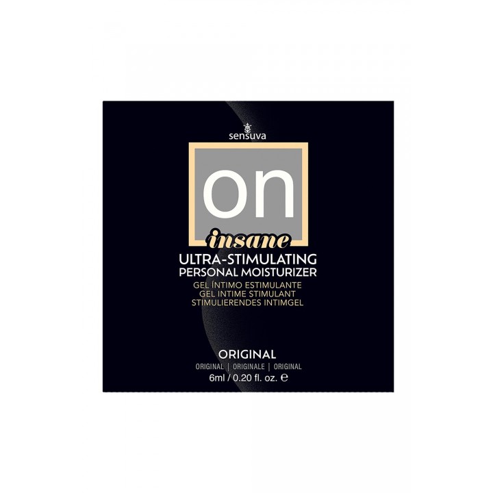 SENSUVA ON INSANE ULTRA-STIMULATING PERSONAL MOISTURIZER ORIGINAL UNFLAVORED 6 ML