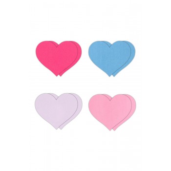 PRETTY PASTIES HEART II ASSORTED 4 PAIR