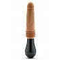 DR. SKIN SILICONE DR. ARTHUR THRUSTING GYRATING VIBRATING DILDO TAN