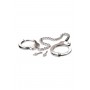 FETISH FANTASY SERIES METAL LEG CUFFS SILVER