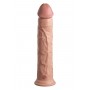 11 colių King Cock Elite dvigubo tankio silikoninis dildo