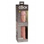 11 colių King Cock Elite dvigubo tankio silikoninis dildo