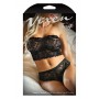 PERFECT MATCH SCALLOPED LACE BANDEAU & CHEEKY PANTY, OS