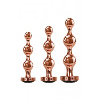 Anālo spraudņu komplekts Gender x Gold Digger Set, 3gab., zelta