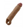 SHAFT SHEATH MODEL F SIZE 1 7.8 INCH LIQUID SILICONE SLEEVE OAK - Shaft