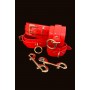 KINKY DIVA WRIST & THIGH CUFFS RED - Kinky Diva