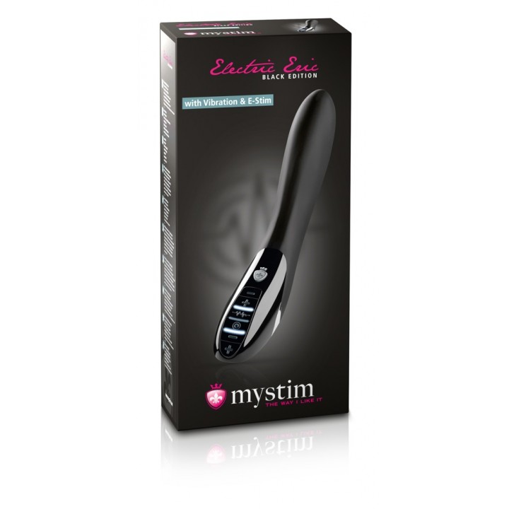 Mystim Electric Eric Estim vibratorius, juoda spalva