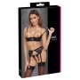 Seksualių apatinių komplektas Cottelli Lingerie, juodas