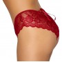 Crotchless panty red XL