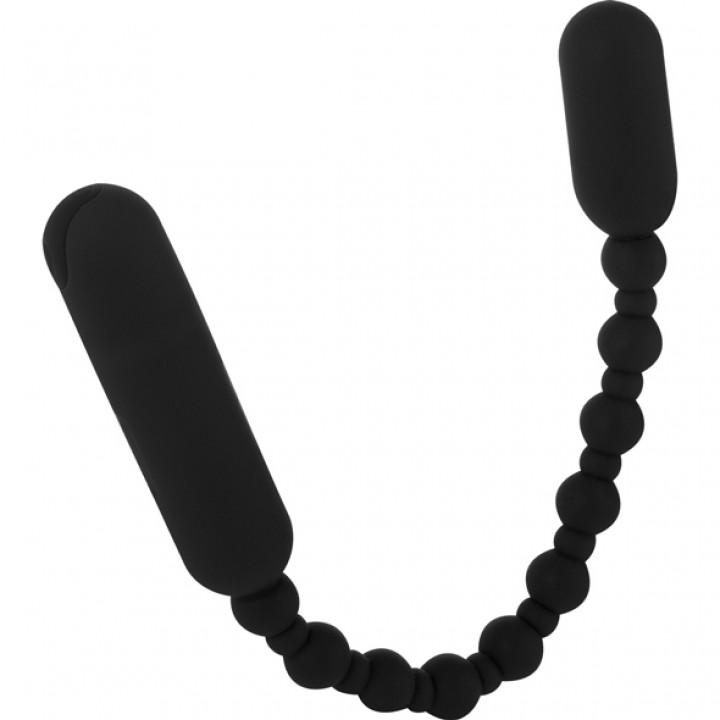 PowerBullet - Booty Beads Vibrating Anal Beads Black - PowerBullet