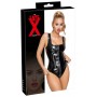 Seksualus bodis LateX Body Zip, juodas, S