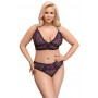 Bra Set purple 2XL