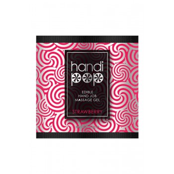 SENSUVA HANDIPOP EDIBLE MASSAGE GEL STRAWBERRY 6 ML