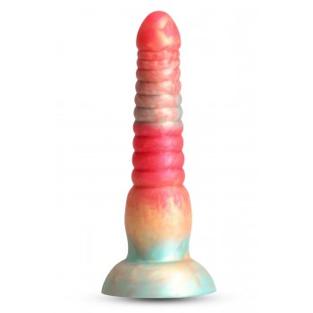 COLOURS STACKED 6 INCH DILDO RED/GOLD