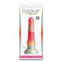 COLOURS STACKED 6 INCH DILDO RED/GOLD