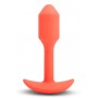 Anālais spraudnis B-Vibe Vibrating Snug, oranžs