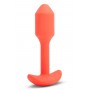 Anālais spraudnis B-Vibe Vibrating Snug, oranžs