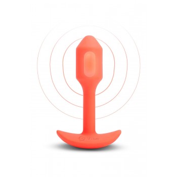 Anālais spraudnis B-Vibe Vibrating Snug, oranžs