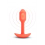 Anālais spraudnis B-Vibe Vibrating Snug, oranžs