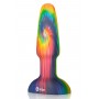 B-VIBE PEACE AND LOVE TIE DYE RIMMING PLUG