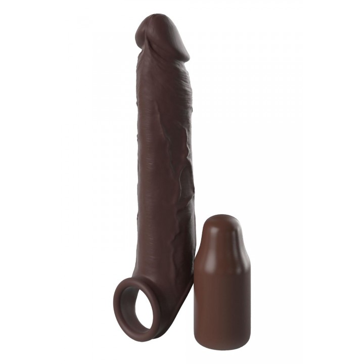 FANTASY X-TENSIONS ELITE 7 INCH EXTENSION WITH STRAP BROWN