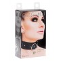 KINKY DIVA O-RING FRONT COLLAR BLACK/SILVER - Kinky Diva