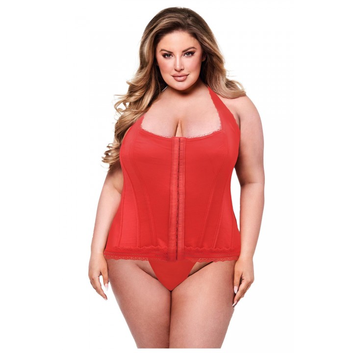 BACI BUSTIER RED, 1X/2X