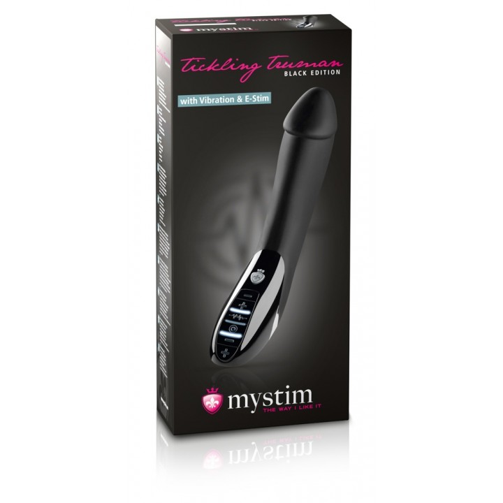 Vibratorius Mystim Tickling Truman E-stim Black Edition