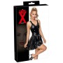 Seksuali suknelė LateX, juoda, 2XL