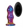 GLAMOUR GLASS REMOTE VIBE CURVED PLUG - Dream Toys