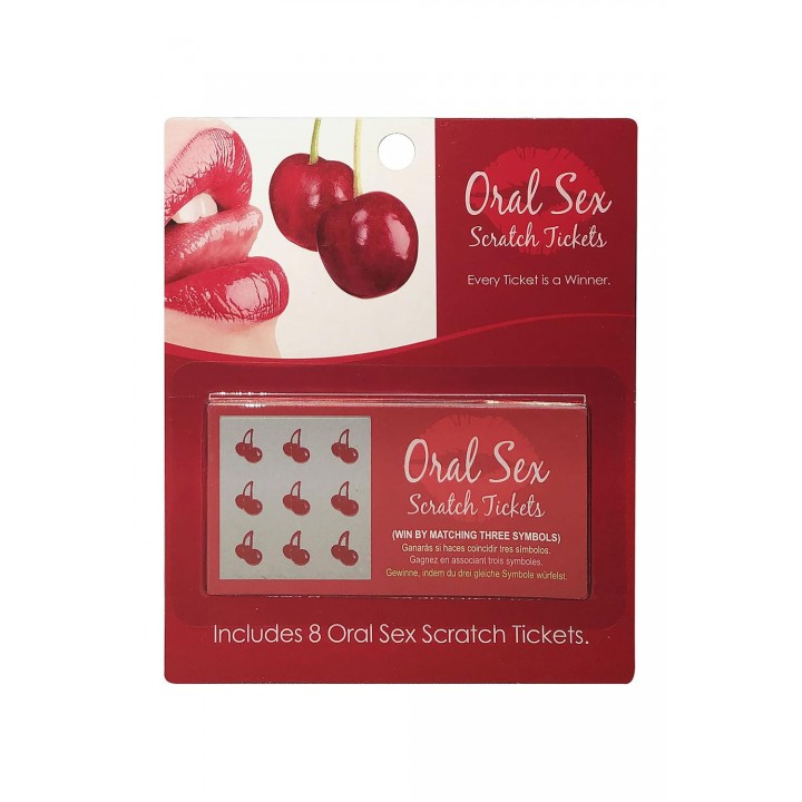 ORAL SEX SCRATCH TICKETS