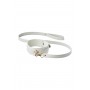 BLAZE ELITE COLLAR AND LEASH WHITE - Dream Toys